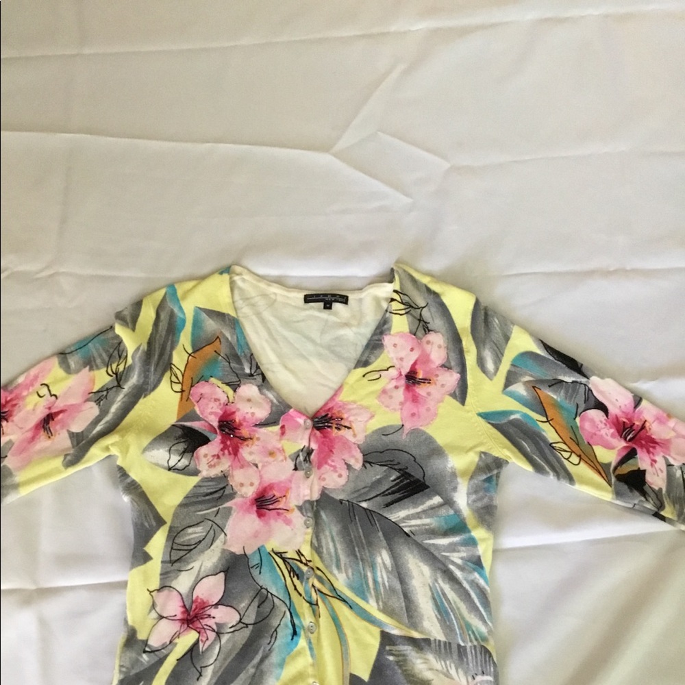 Floral Tropical Cardigan